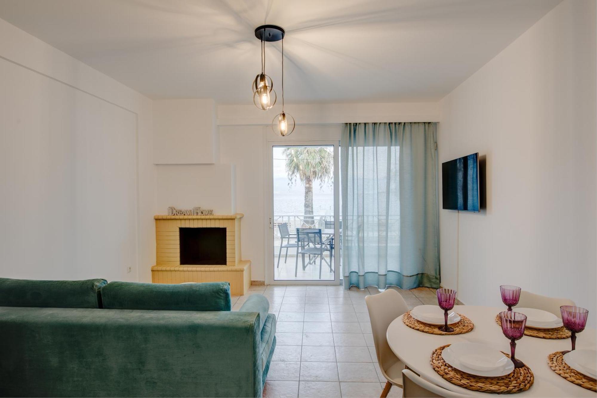 Sugar Blue - Apartments On The Beach Agios Vasilios  Eksteriør billede